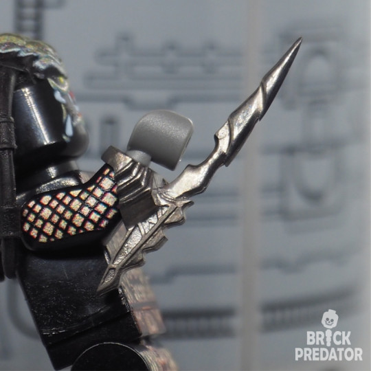 Berserker Blades Black metal weapons for custom minifigs Yautja