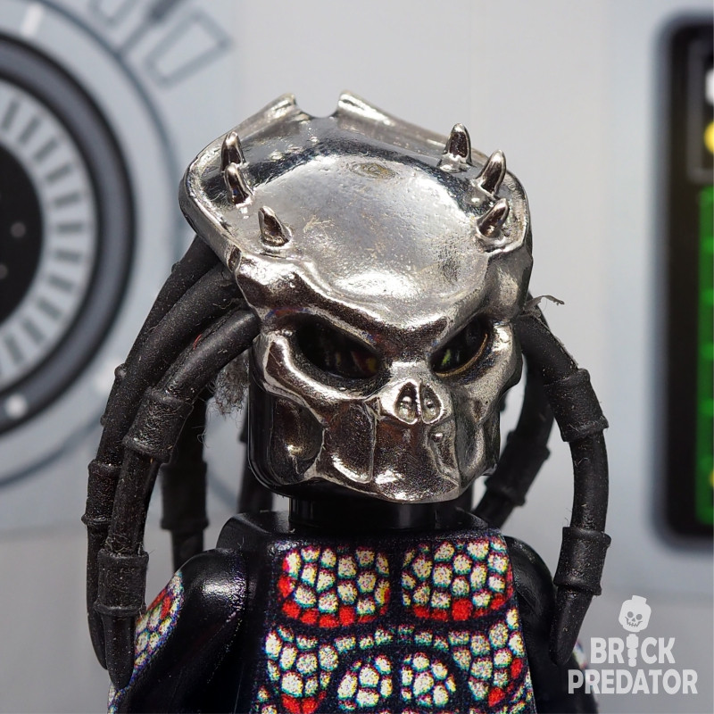 Aztec Black | Metal bio masks Predator for minifigures | Brick Predator