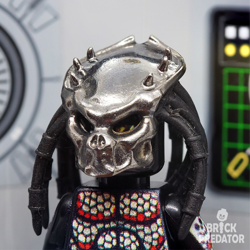 Aztec Black | Metal bio masks Predator for minifigures | Brick Predator