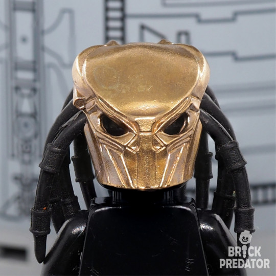 Bio-Mask Falconer Bronze - metal part for custom minifigure Yautja 