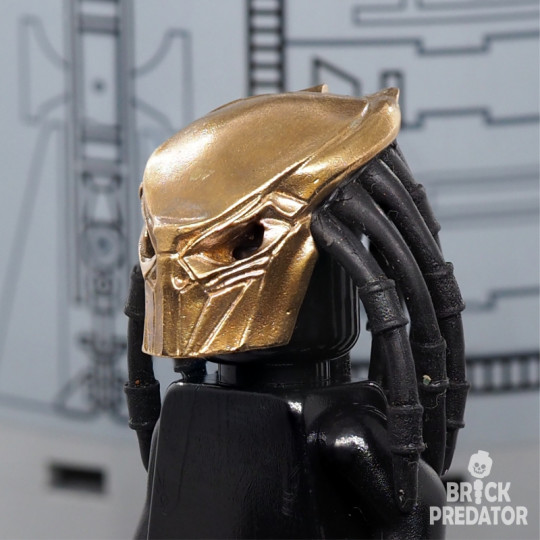 Bio-Mask Falconer Bronze - metal part for custom minifigure Yautja 