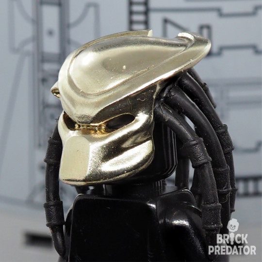 Bio-Mask Jungle Hunter Predator - metal part for custom minifigure Yautja Bio-Mask Jungle Hunter Predator - metal part for custom minifigure Yautja