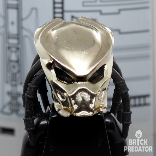 Bio-Mask Tracker Predator - metal part for custom minifigure Yautja 