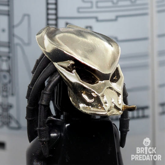 Bio-Mask Tracker Predator - metal part for custom minifigure Yautja 