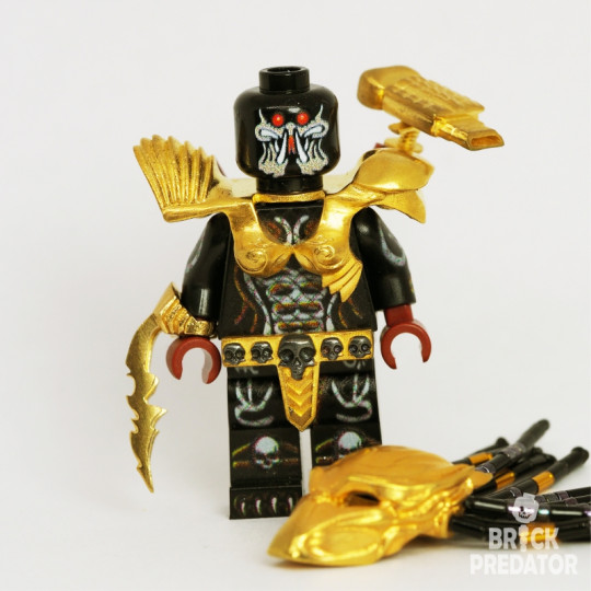 Exclusive Golden Predator Custom LEGO Minifigure Set #11 Exclusive Golden Predator Custom LEGO Minifigure Set #11