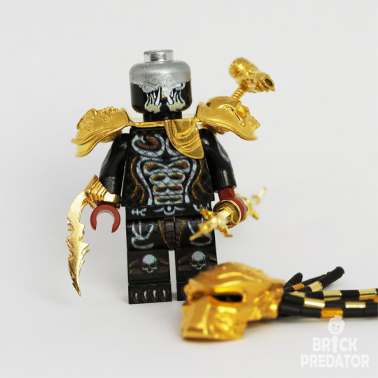 Exclusive Golden Predator Custom LEGO Minifigure Set #12 Exclusive Golden Predator Custom LEGO Minifigure Set #12