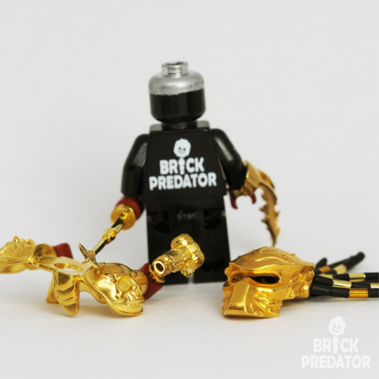 Exclusive Golden Predator Custom LEGO Minifigure Set #12 Exclusive Golden Predator Custom LEGO Minifigure Set #12