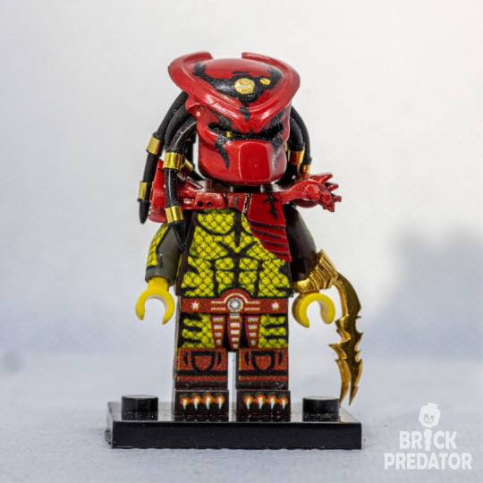 Big Red Samurai Predator with a trophy Batman Skull Custom LEGO Minifigure Set #9 Big Red Samurai Predator with a trophy Batman Skull Custom LEGO Minifigure Set #9