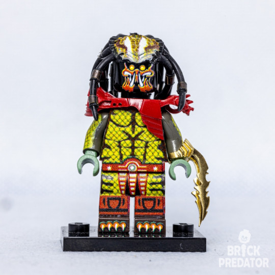 Big Red Samurai Predator with a trophy head Harley Quinn Custom LEGO Minifigure Set #6 Big Red Samurai Predator with a trophy head Harley Quinn Custom LEGO Minifigure Set #6