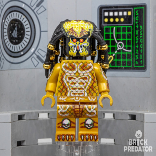 Exclusive Golden Predator Custom LEGO Minifigure Set #3 Exclusive Golden Predator Custom LEGO Minifigure Set #3