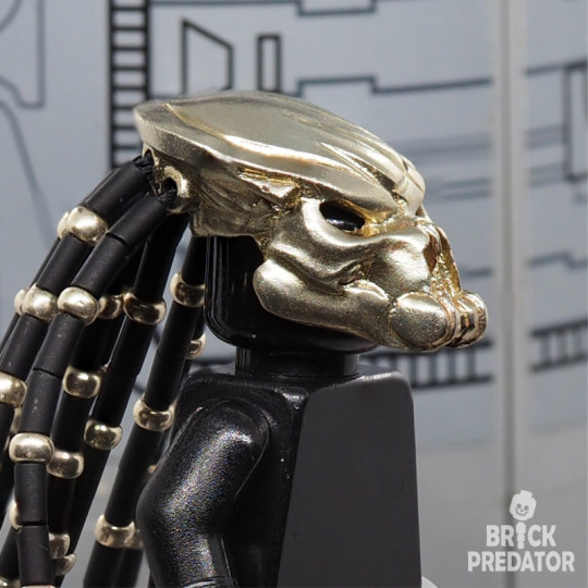 Mask Celtic Predator helmet metal accessory for minifigures Yautja