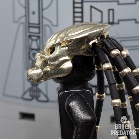 Mask Celtic Predator helmet metal accessory for minifigures Yautja