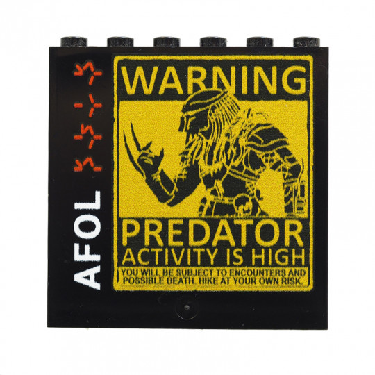 Panel "Warning AFOL" Panel "Warning AFOL"